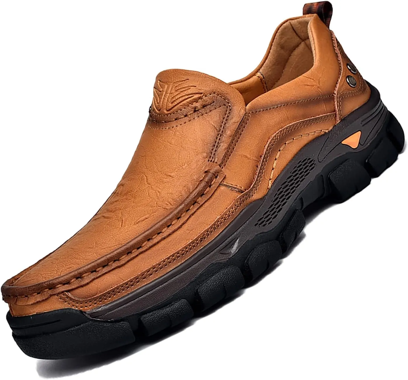 2023 Autumn Winter Men's Fashion Business Leather Loafers Comfortable Slip On Casual Walking Shoes Outdoor Travel Office Work Shoes
