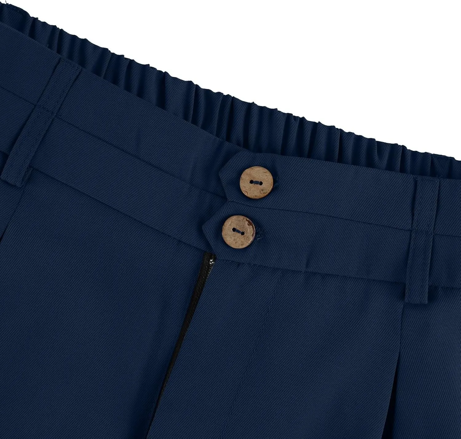 Dress Pants Women Loose Fit High Waisted Formal Wide Leg Trousers Button Flowy Office Business Work Slacks with Pockets