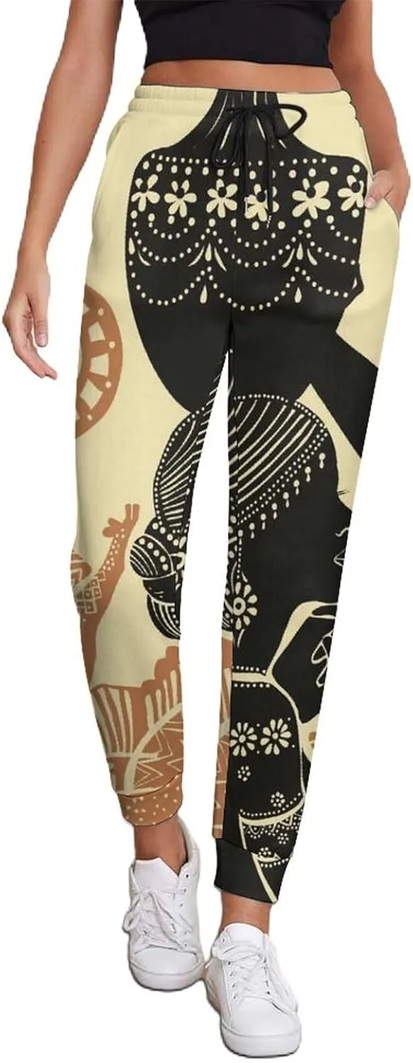 Nugier Women's Sweatpants, Lounge Pants, Drawstring Pajamas with Pockets (S-3XL)