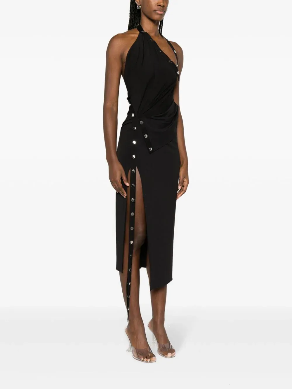 One Shoulder Midi Dress