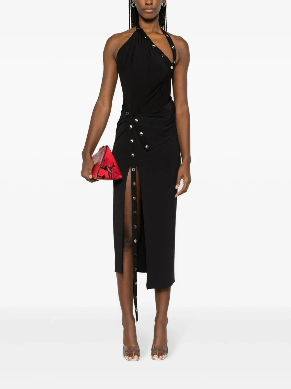 One Shoulder Midi Dress