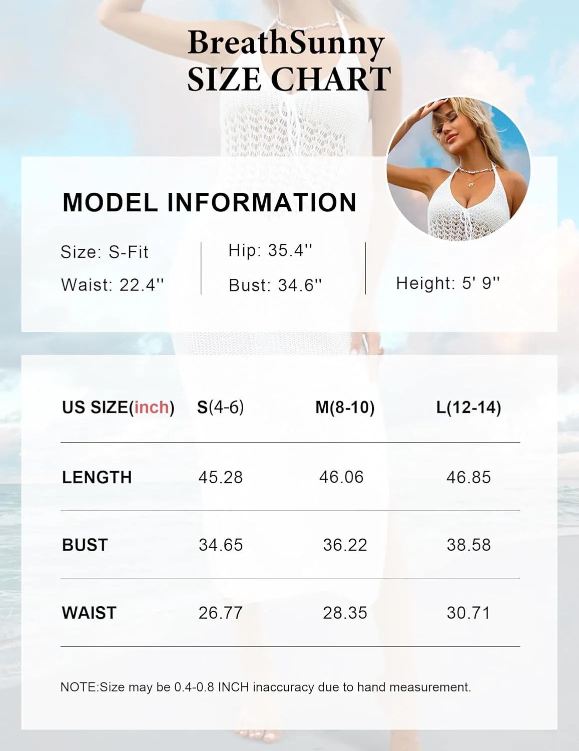 Womens Sexy Crochet Sheer Midi Dress Boho Casual Flowy Halter Tie Front Backless Slit Beach Swimsuit Coverup 2024